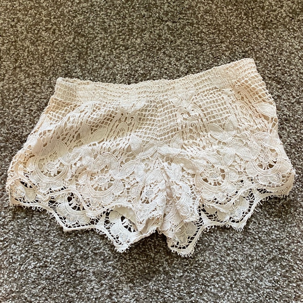 Lace shorts from Express